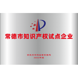 湖北常德市知识产权试点企业